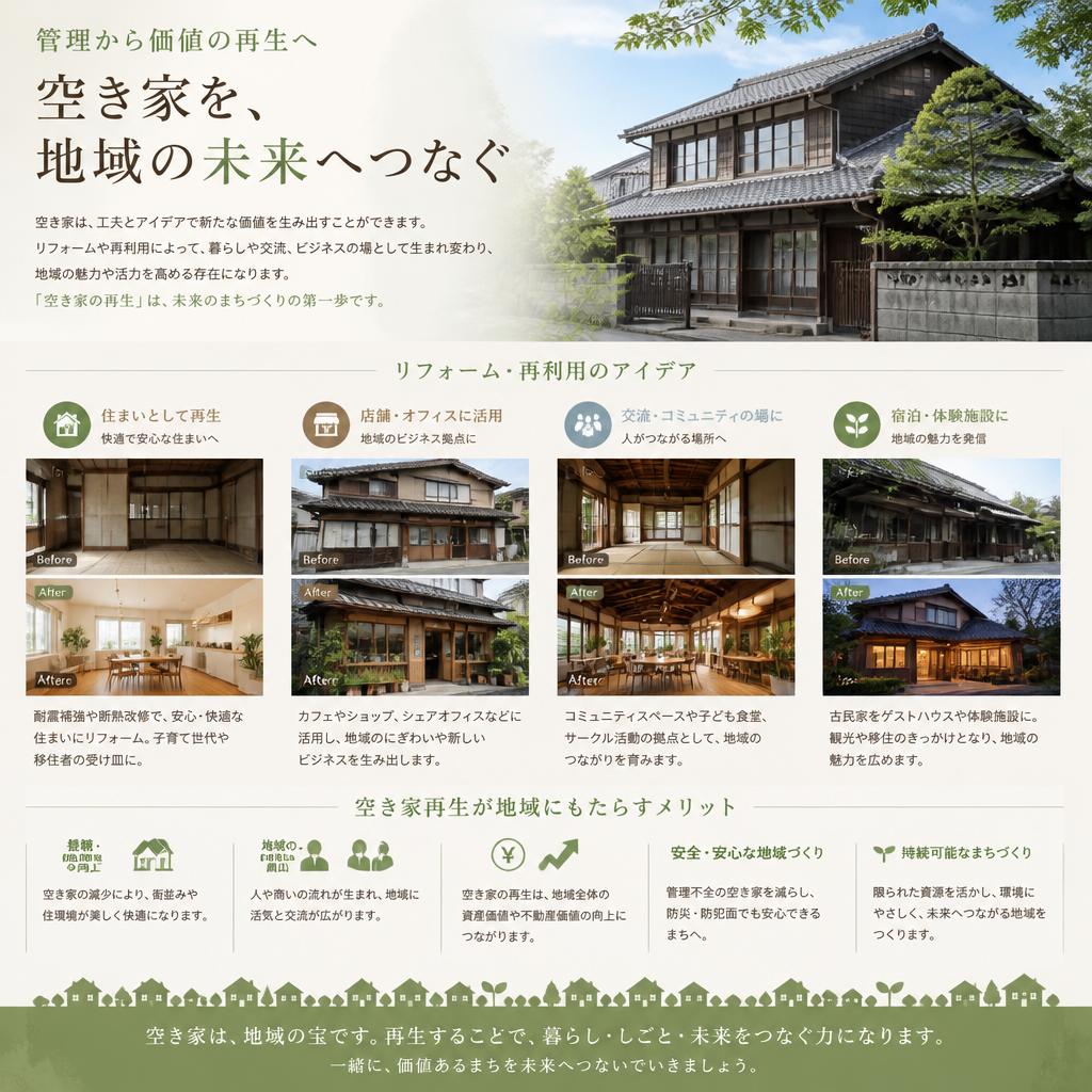 新しい管理の形 - 空き家再生の取り組み