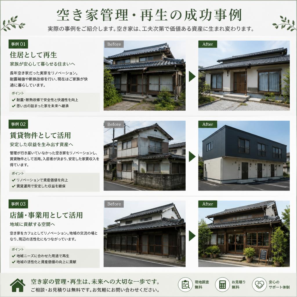 空き家の有効活用事例