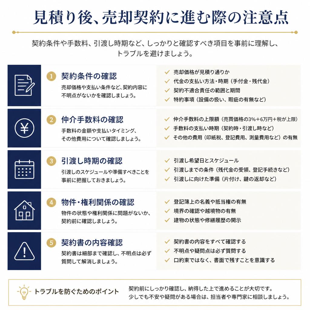 4. 契約に向けた重要な確認事項