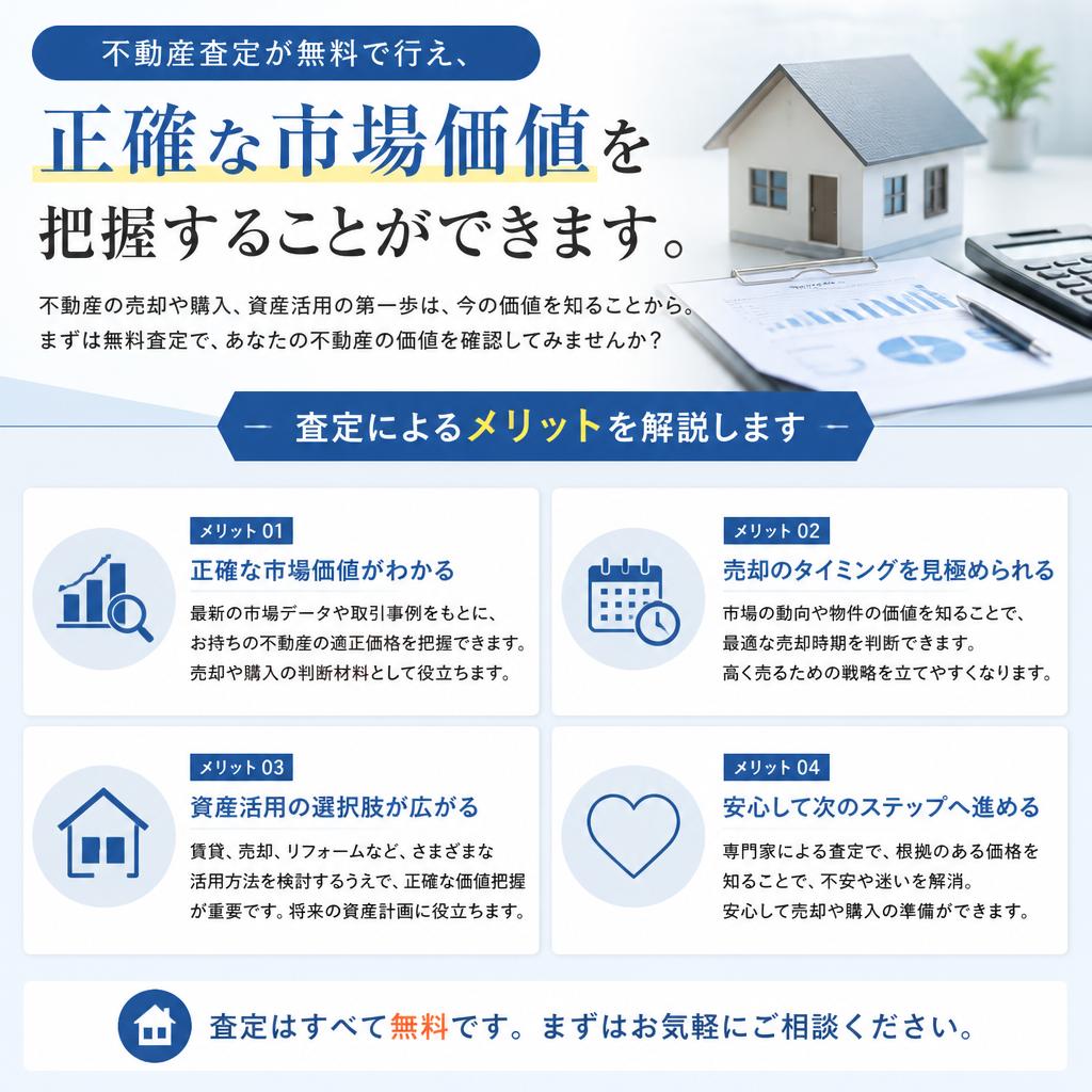 無料査定で安心スタート