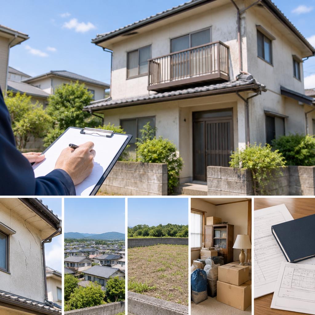 日立市の不動産を現地確認。残置物も含めて査定のポイントを整理